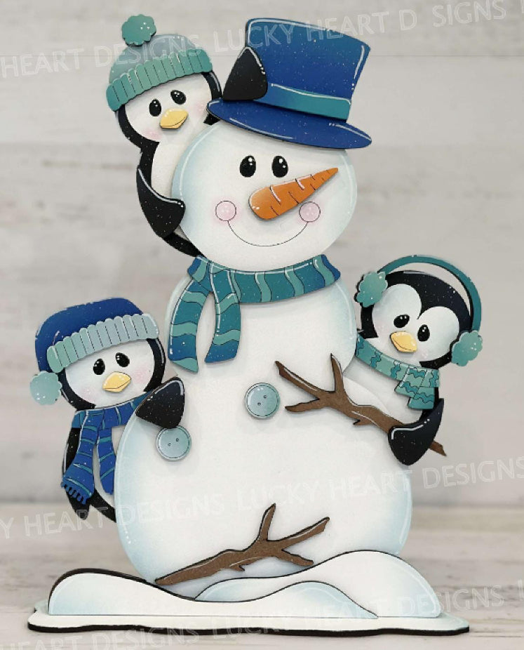 PENGUIN WINTER SNOWMAN