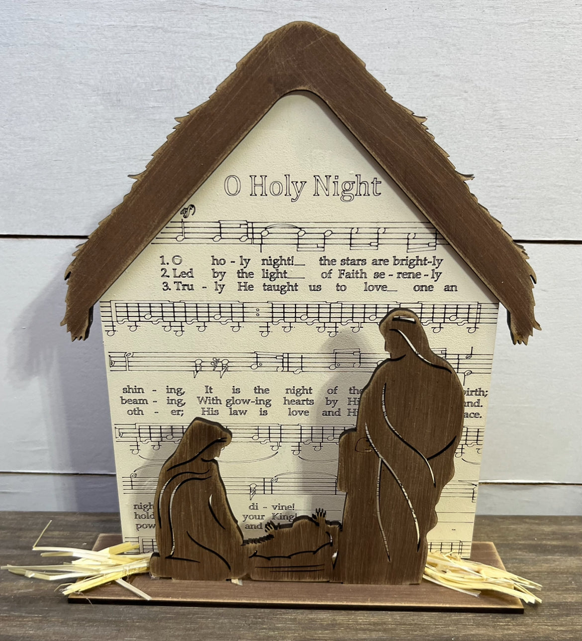 Nativity Shelf Sitter O HOLY NIGHT