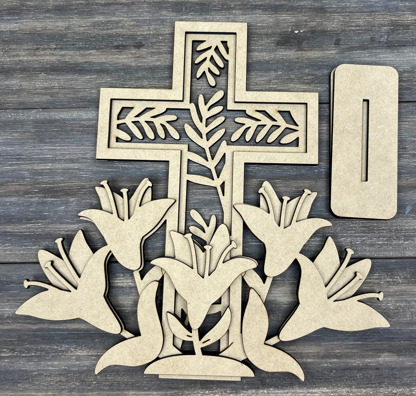 EASTER LILLY CROSS