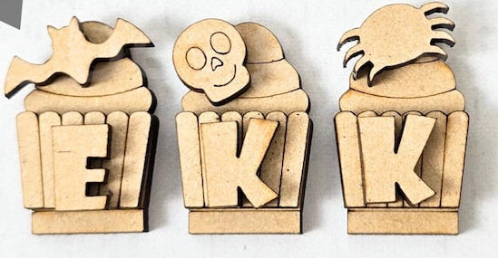 MINI CUPCAKE STAND W/ INSERTS INTERCHANGEABLE