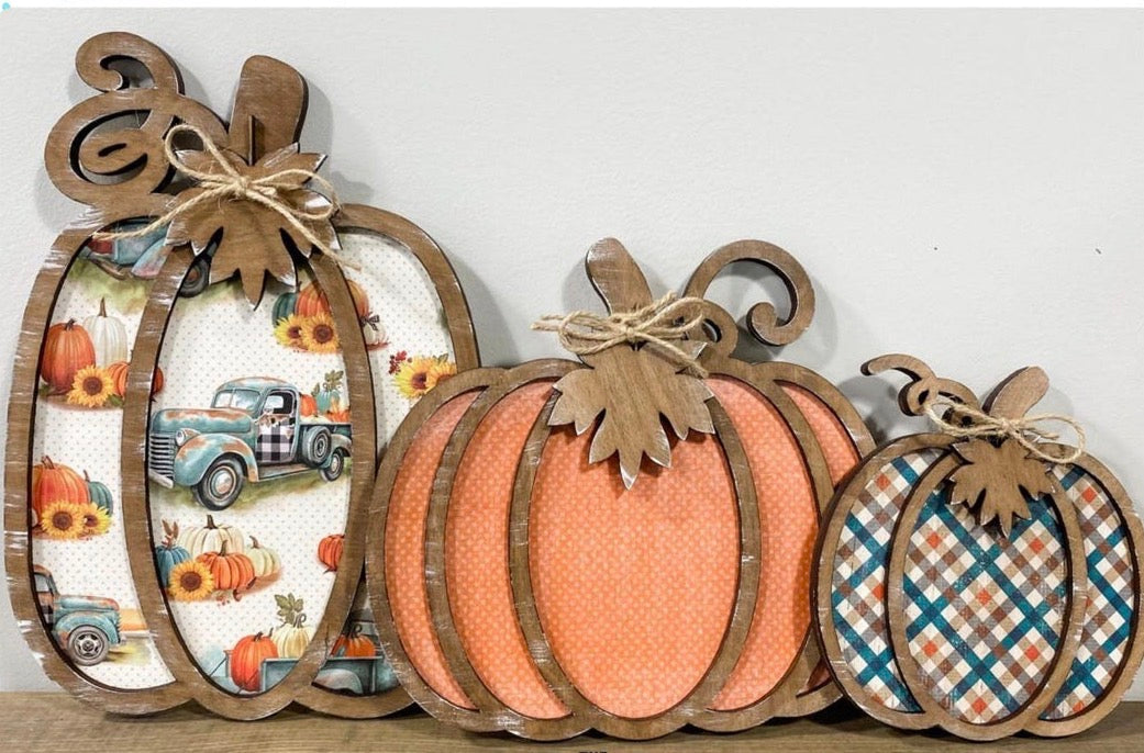 NAPKIN PUMPKIN TRIO