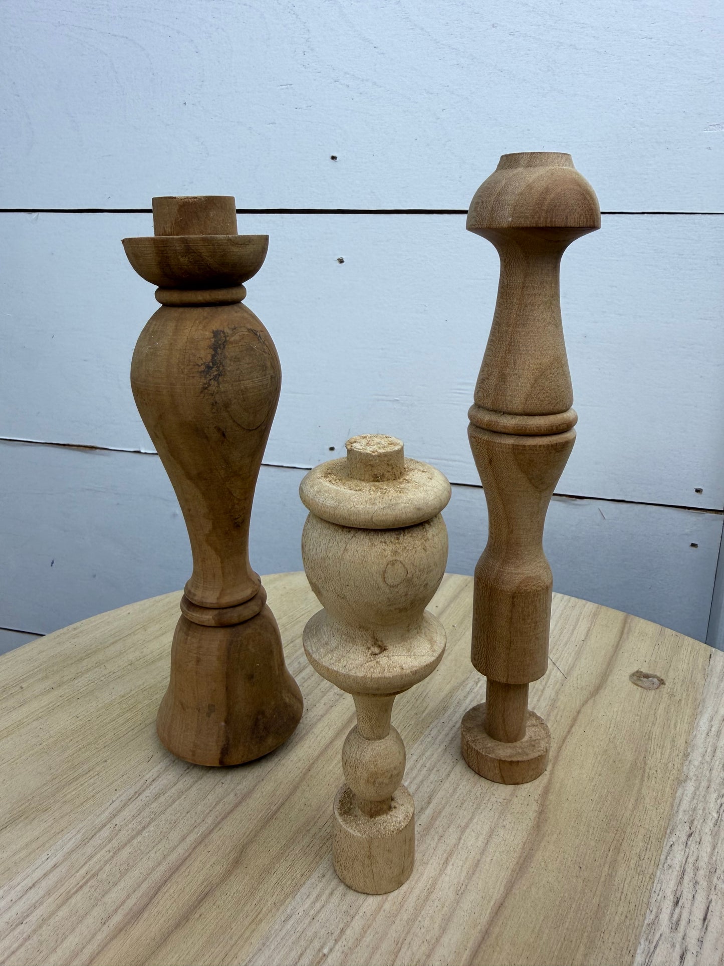 WOOD SNOWMAN SPINDLES