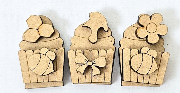 MINI CUPCAKE STAND W/ INSERTS INTERCHANGEABLE