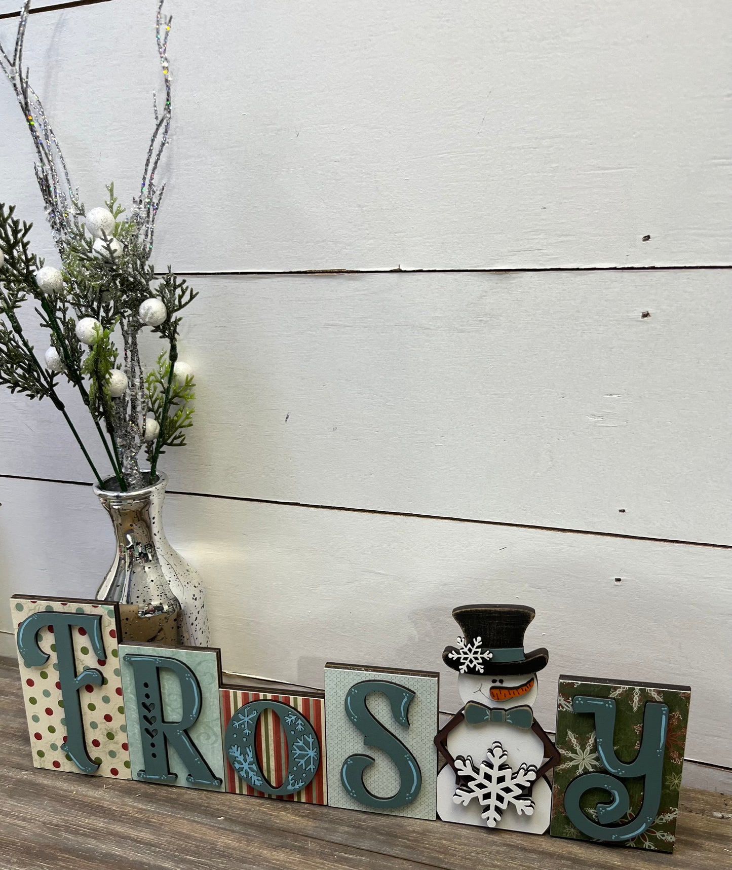 Frosty Word Block