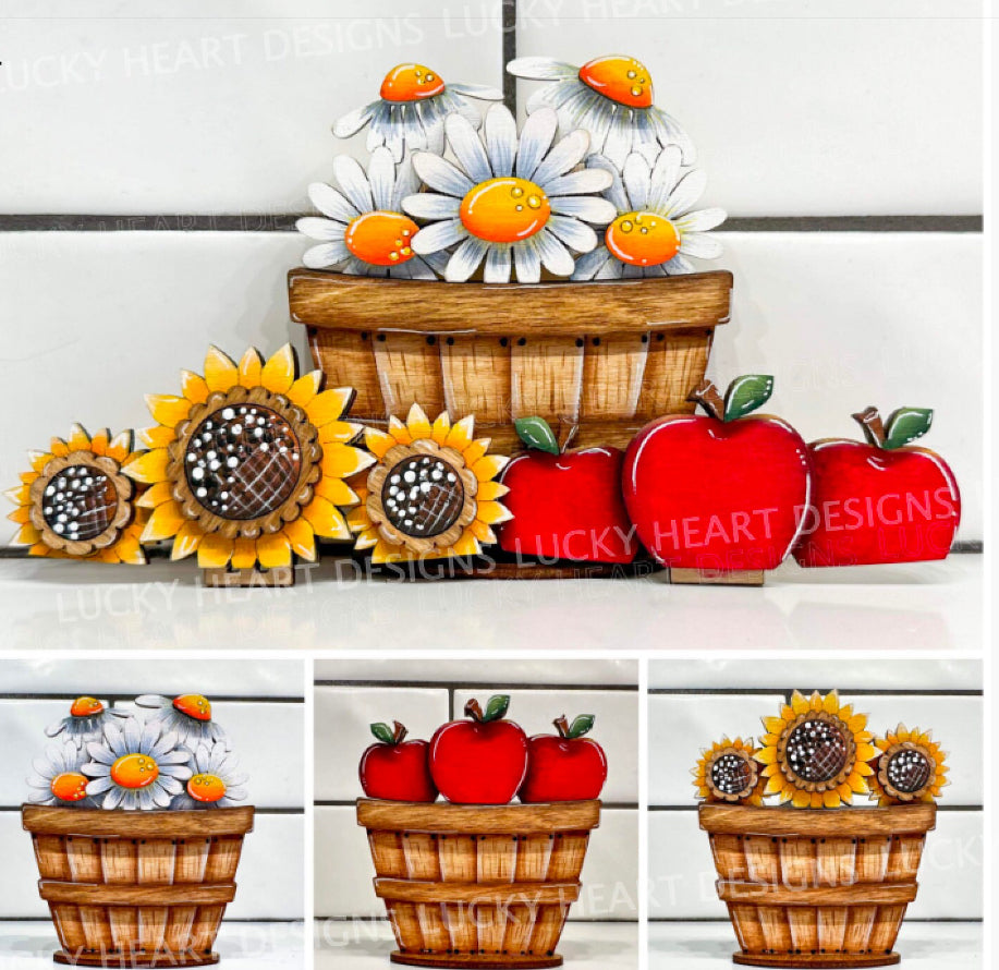 Inserts for mini Apple Basket, Bushel Basket, Crate, Wagon, House,Witch Cauldron