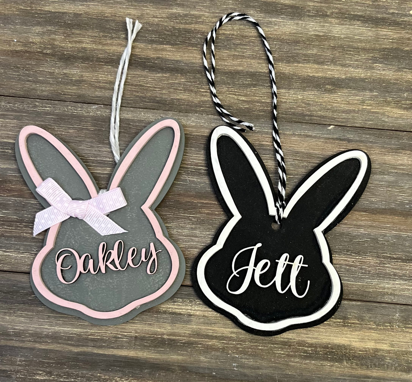 Bunny Easter Basket Tag