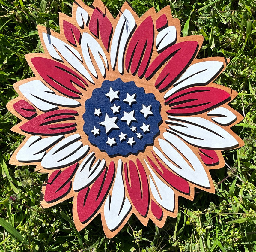 PATRIOTIC SUNFLOWER