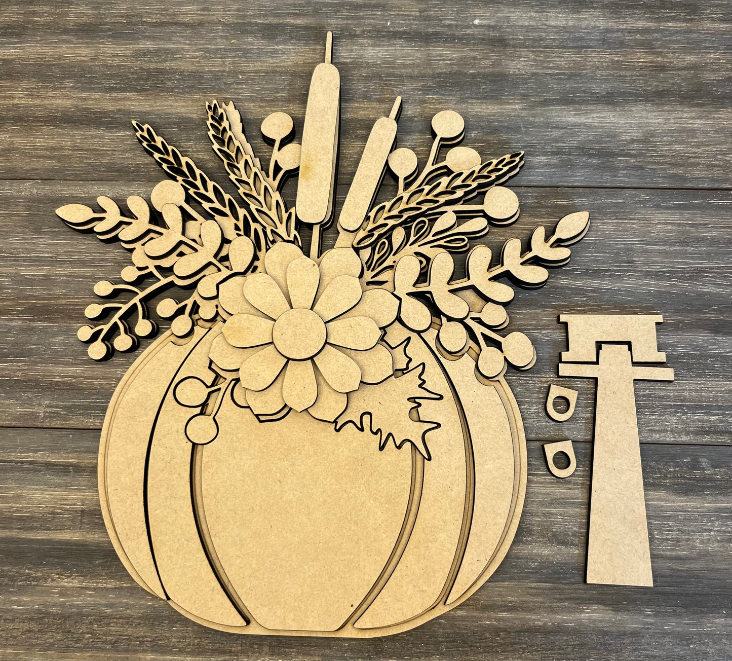 FLORAL PUMPKIN