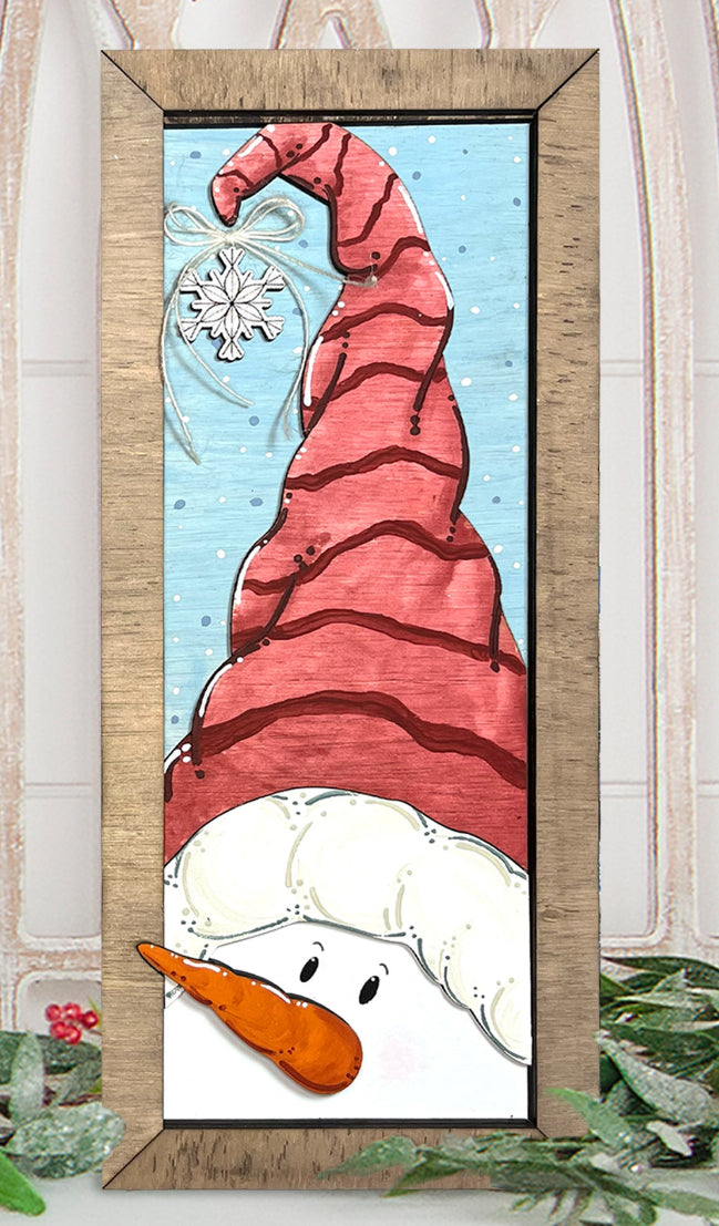 SNOWMAN & SNOWFLAKE SIGN