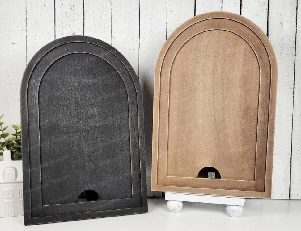 ARCHED SIGN FRAMES AND INSERTS INTERCHANGEABLE