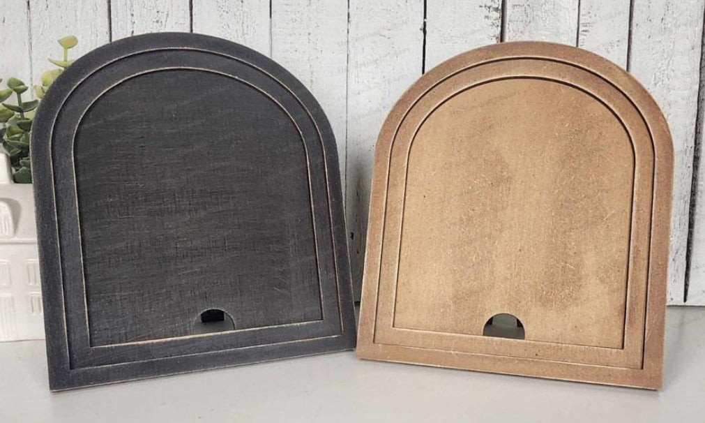 ARCHED SIGN FRAMES AND INSERTS INTERCHANGEABLE