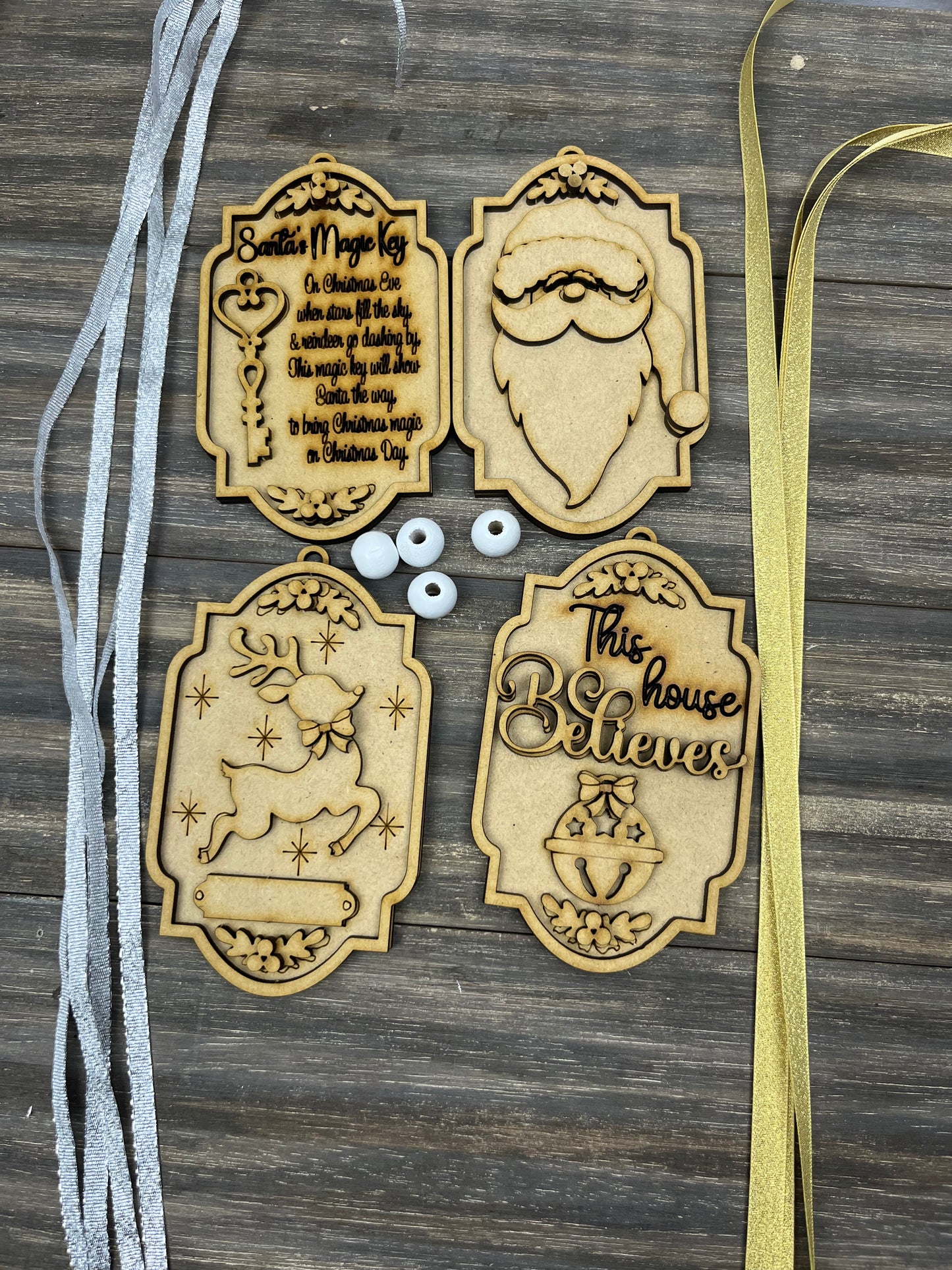 NORTH POLE ORNAMENT SET