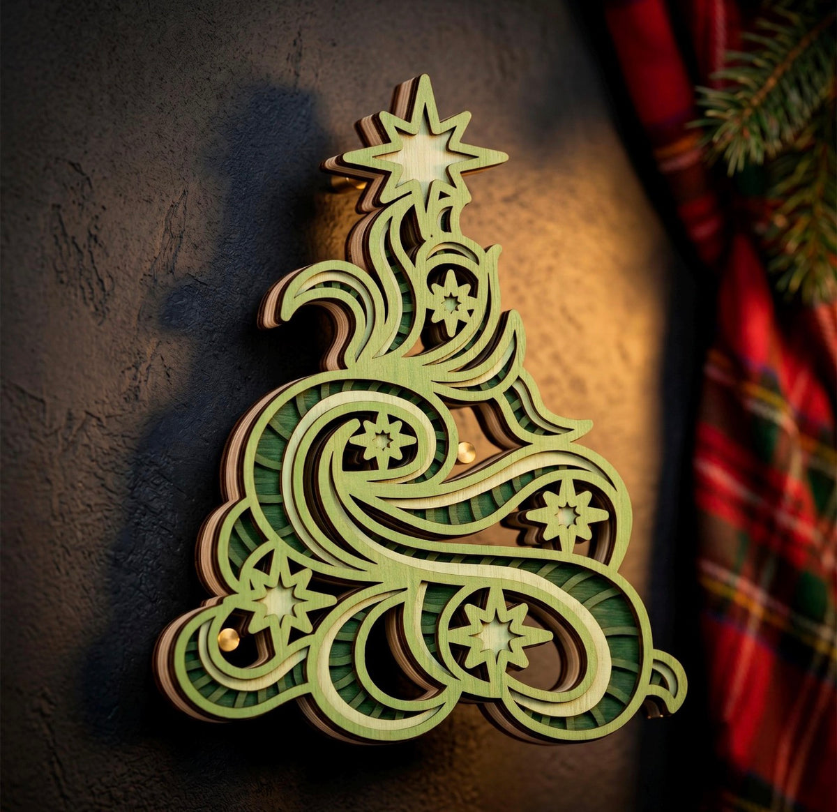 3- D CHRISTMAS SHELF SITTERS