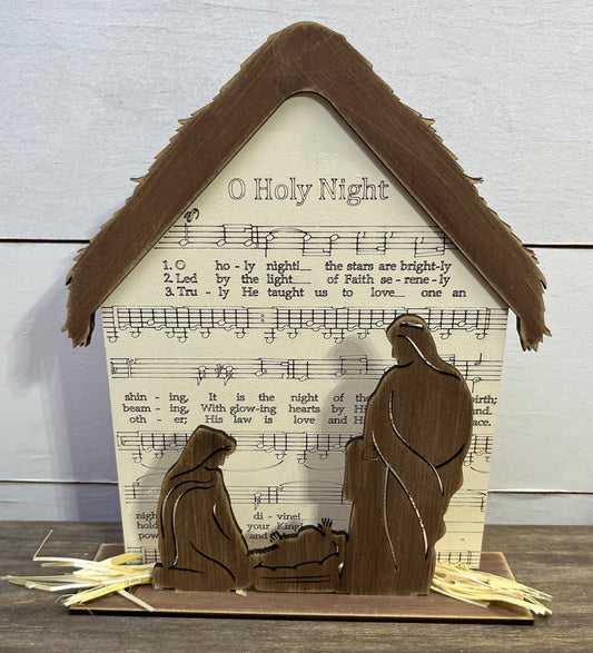 Nativity Shelf Sitter O HOLY NIGHT