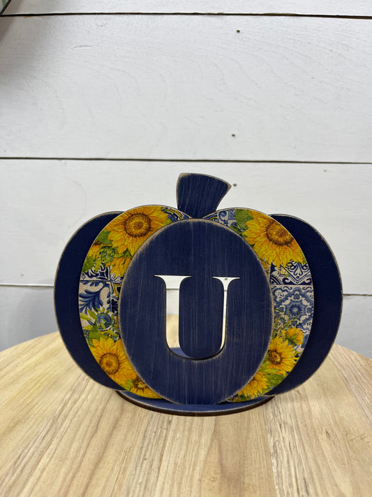MONOGRAM PUMPKIN
