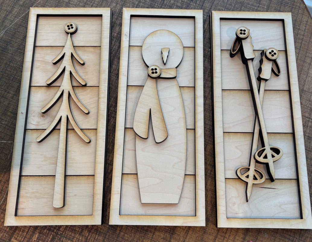 TRIO SHIPLAP SIGNS