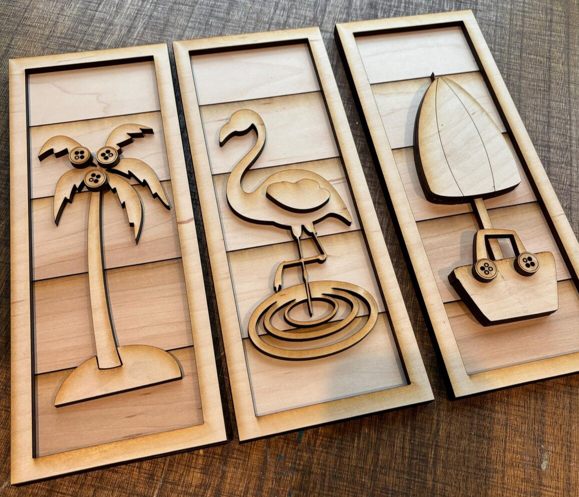 TRIO SHIPLAP SIGNS