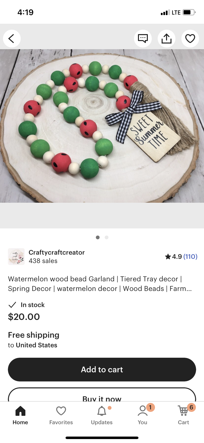 BEADED GARLAND