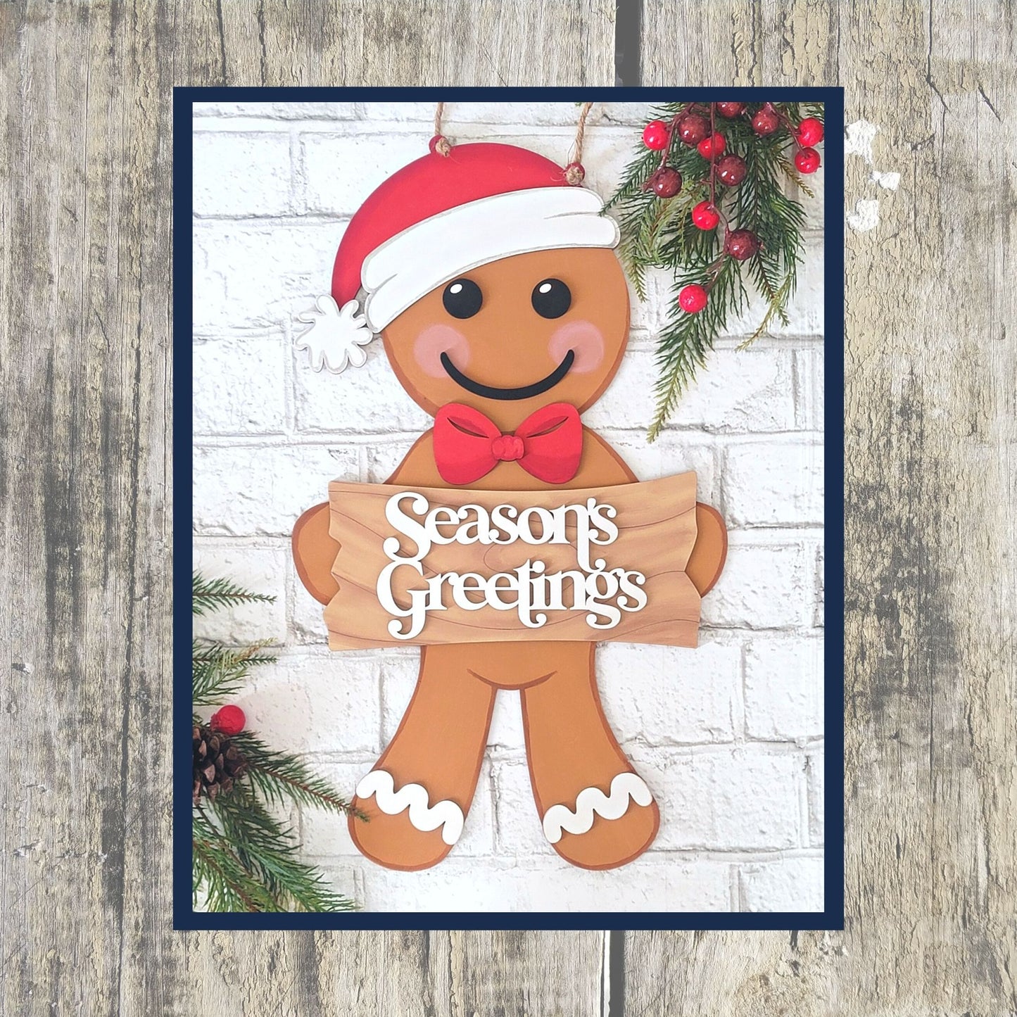 Gingerbread Boy and Girl Door Hanger