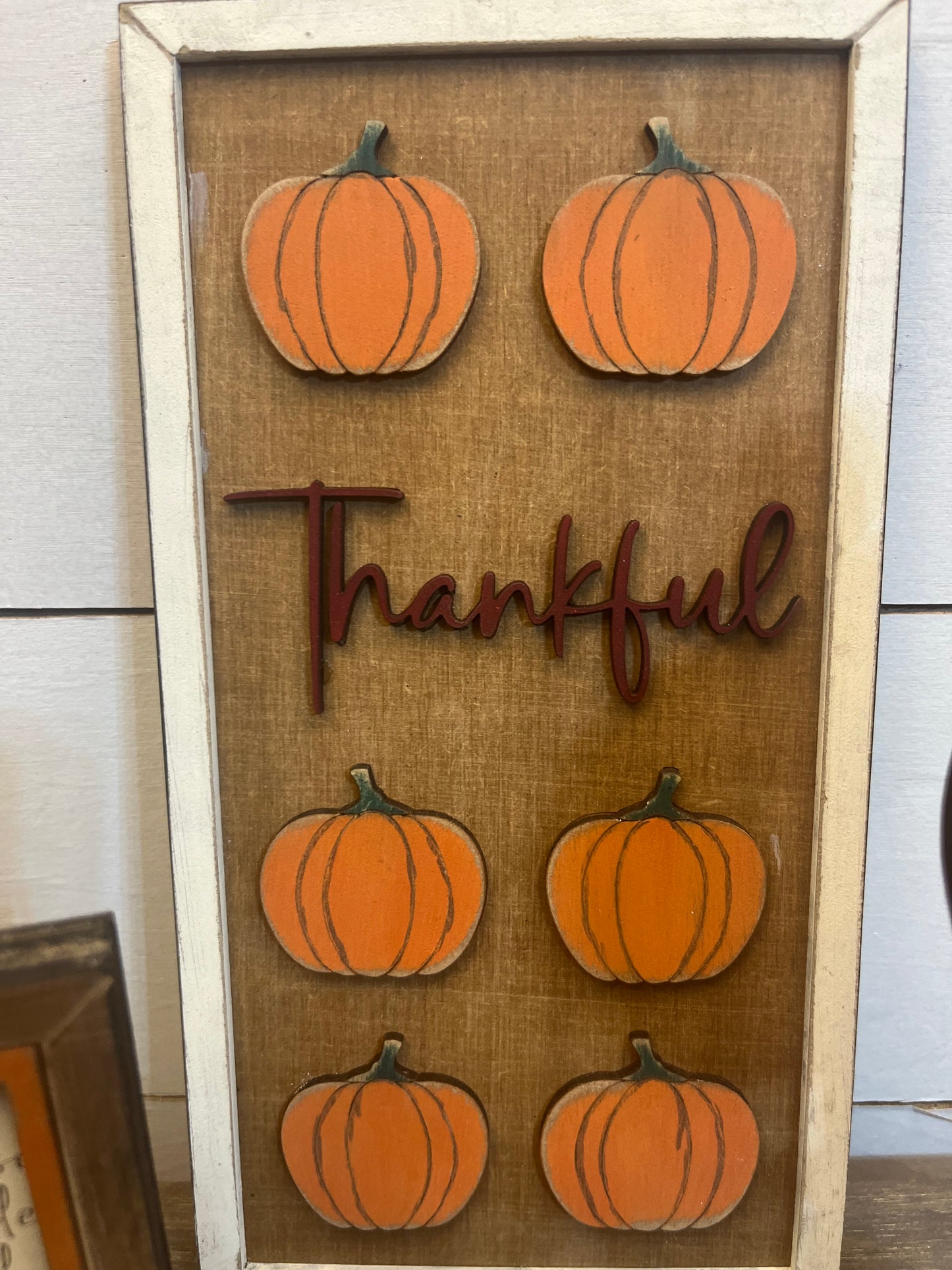 REVERSIBLE THANKSGIVING AND CHRISTMAS SIGNS