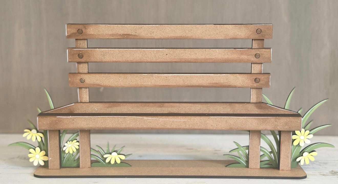 BENCH SHELF, SANTA CHAIR AND WITCH CHAIR W/ HANGING SITTERS