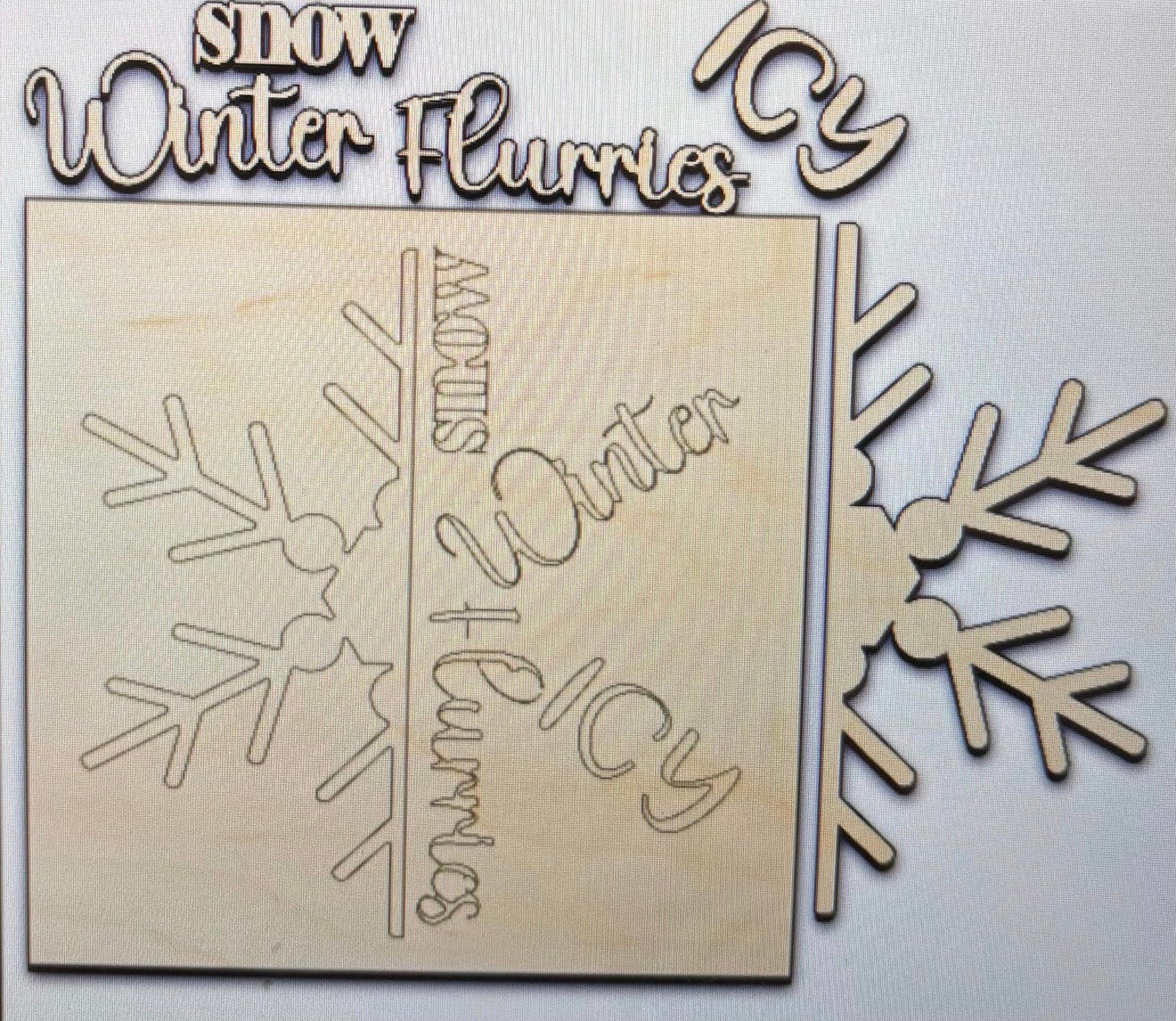 WORD ART INTERCHANGEABLE SIGN
