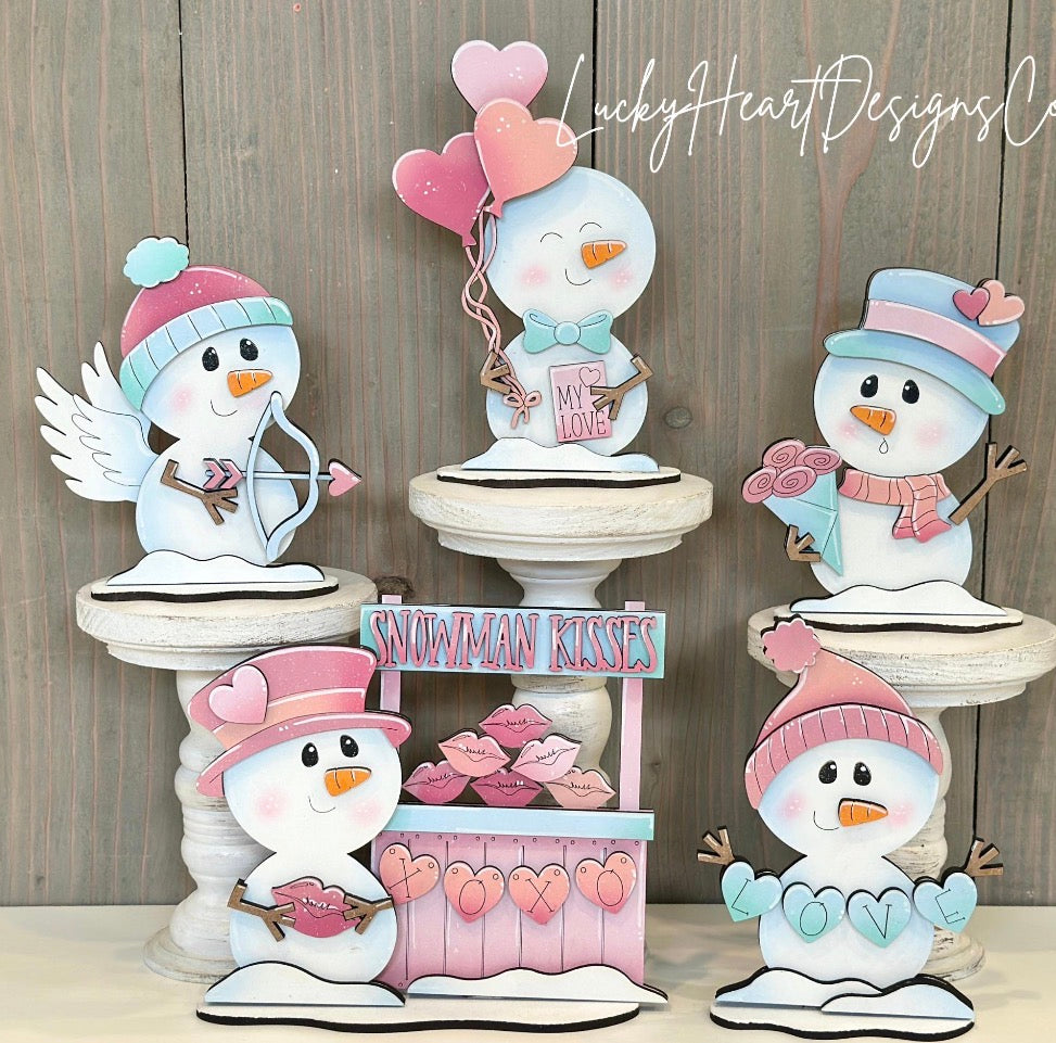 VALENTINE SNOWMEN
