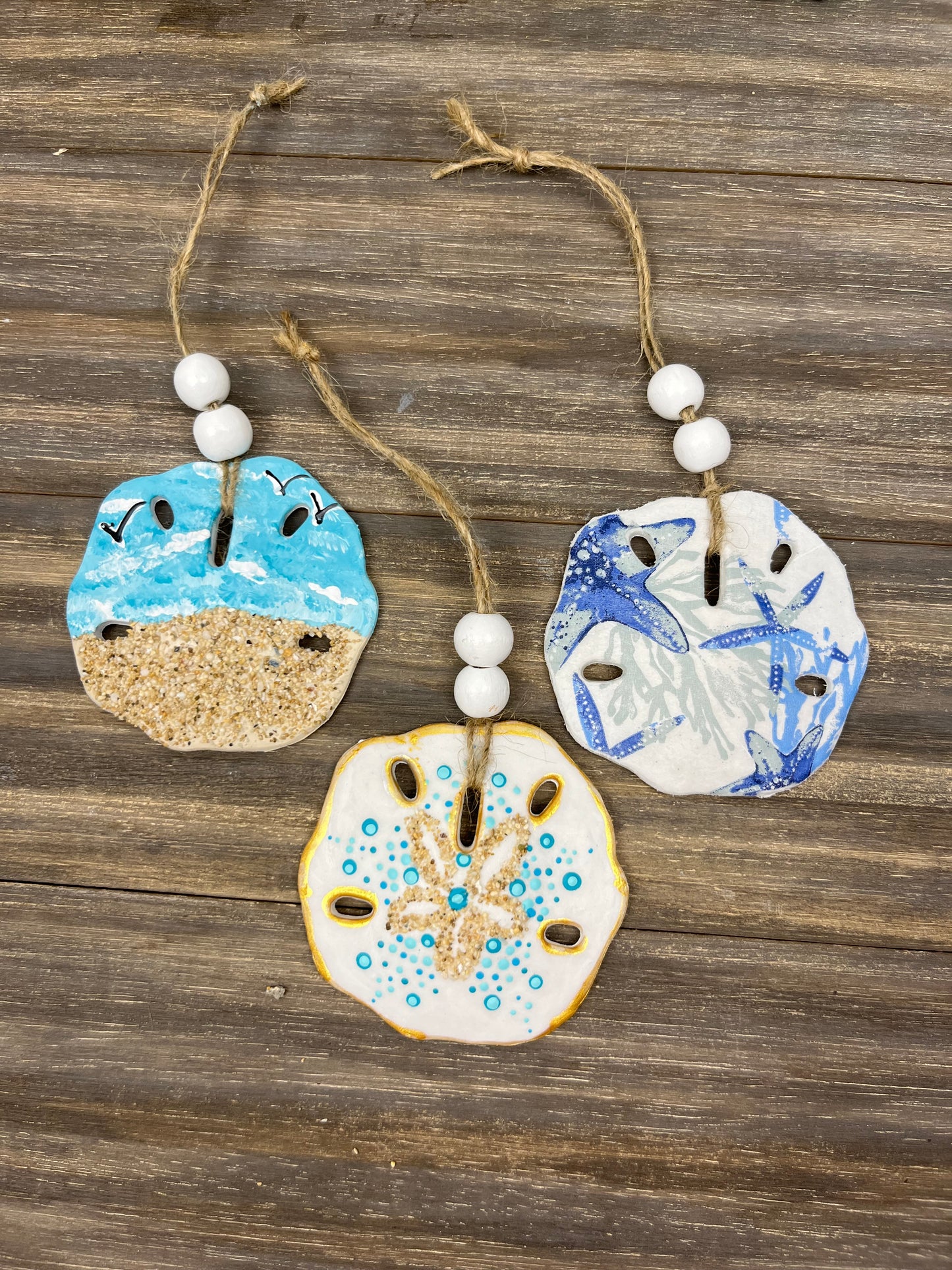SAND DOLLAR ORNAMENTS