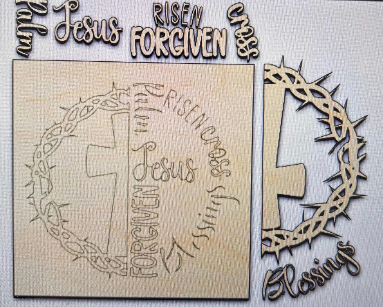 WORD ART INTERCHANGEABLE SIGN