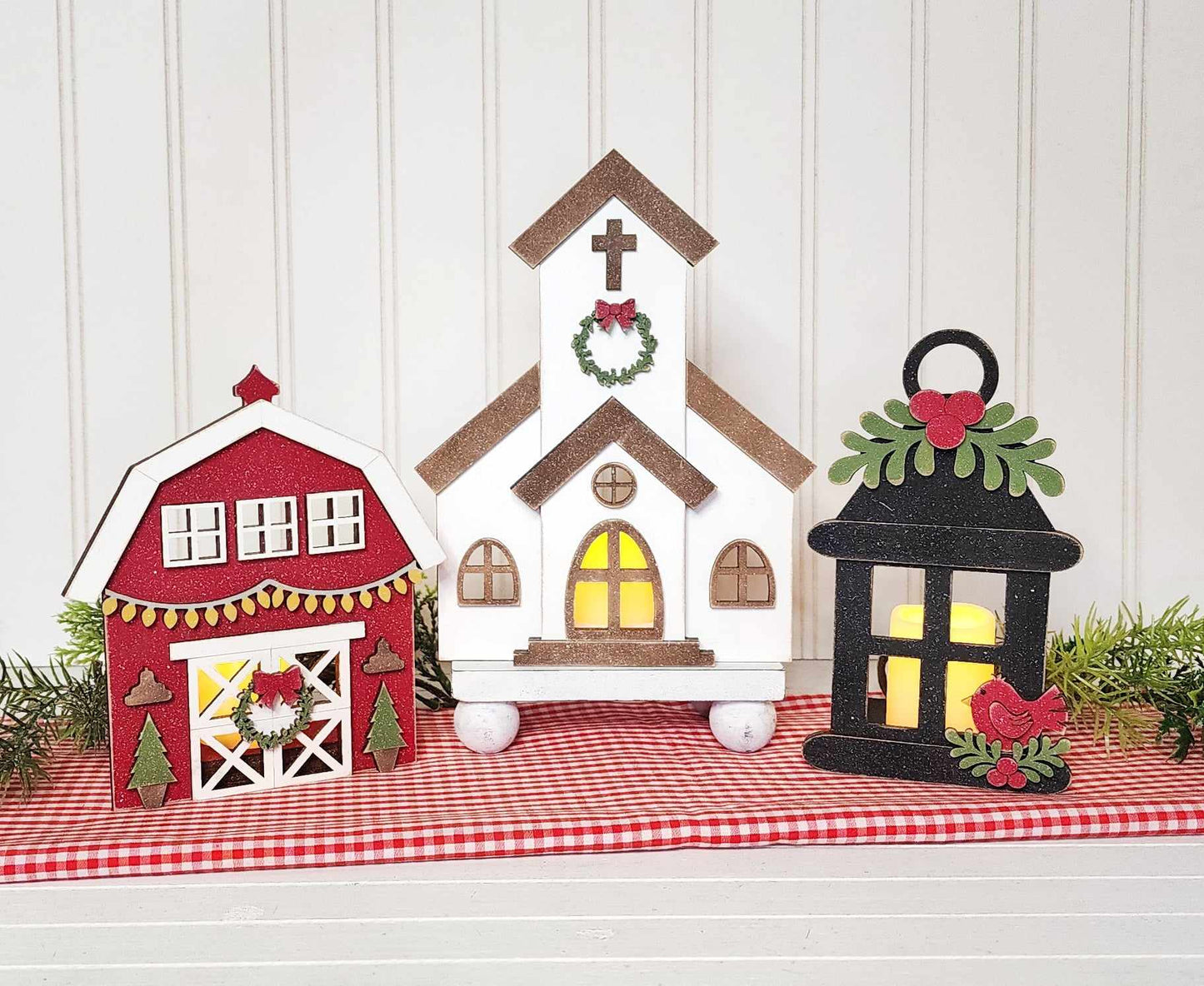 FARMHOUSE CHRISTMAS VOTIVES