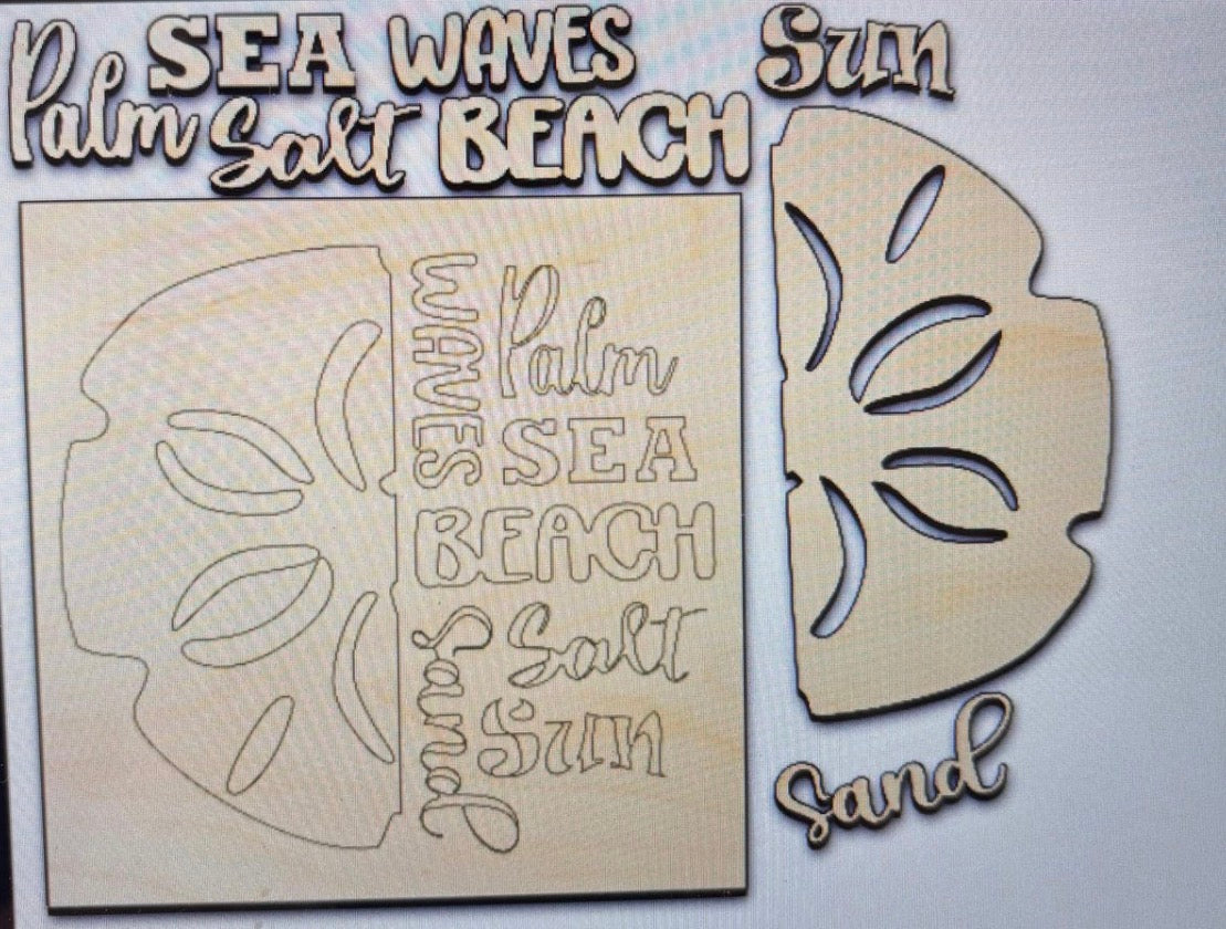 WORD ART INTERCHANGEABLE SIGN