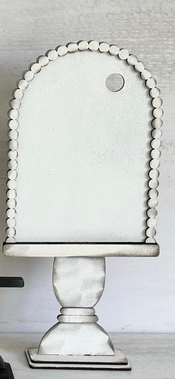 PEDESTAL ARCHED SIGN INTERCHANGEABLE