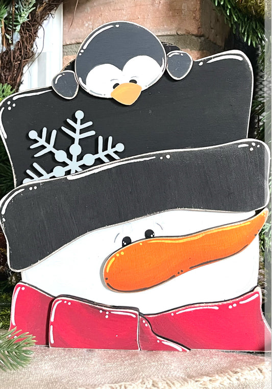 Snowman Penguin Sitter