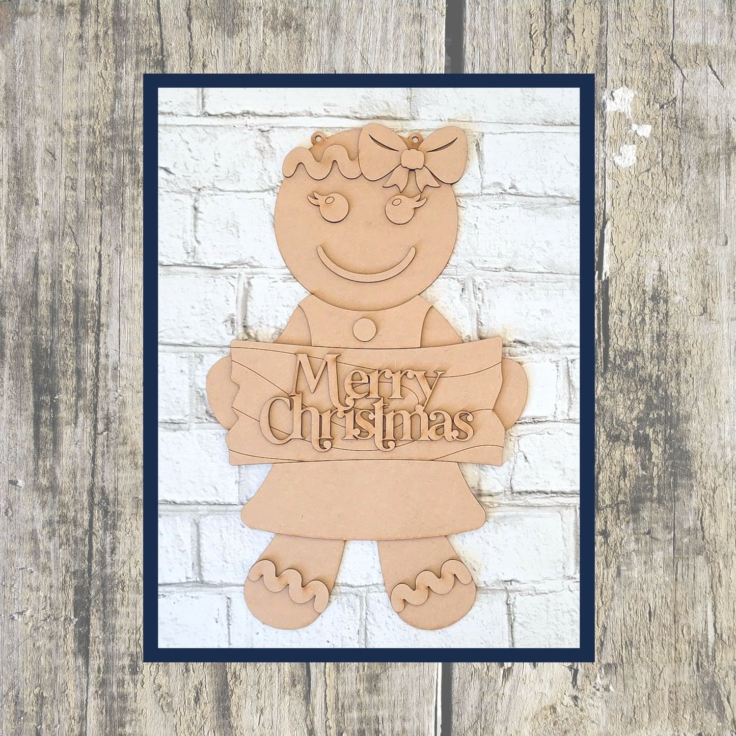 Gingerbread Boy and Girl Door Hanger