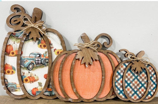 NAPKIN PUMPKIN TRIO