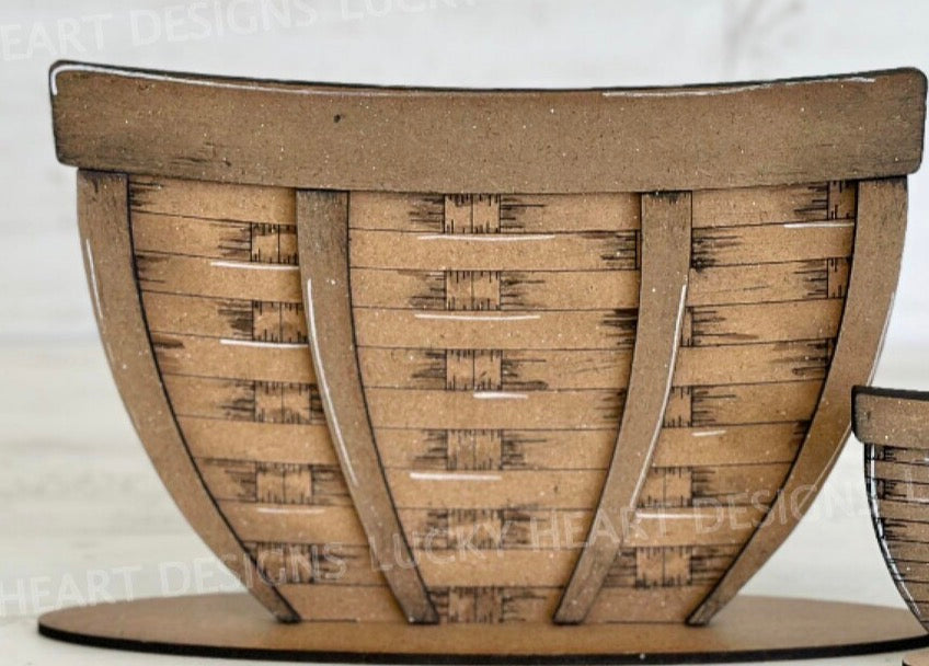 INTERCHANGEABLE Apple Basket, Bushel Basket, Crate, Wagon, House, Witch Cauldron  and Words