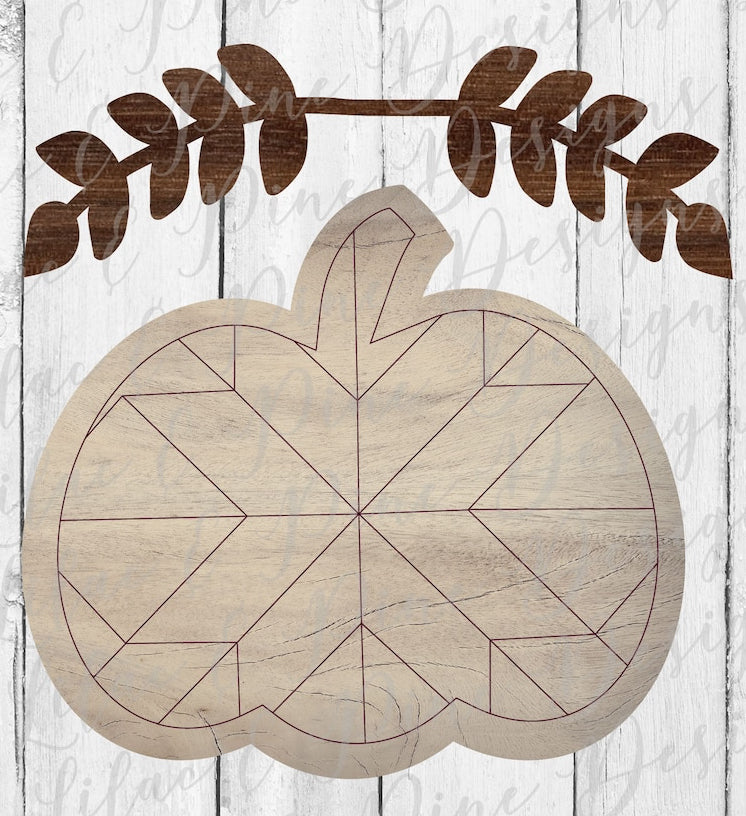 BARN QUILT PUMPKIN