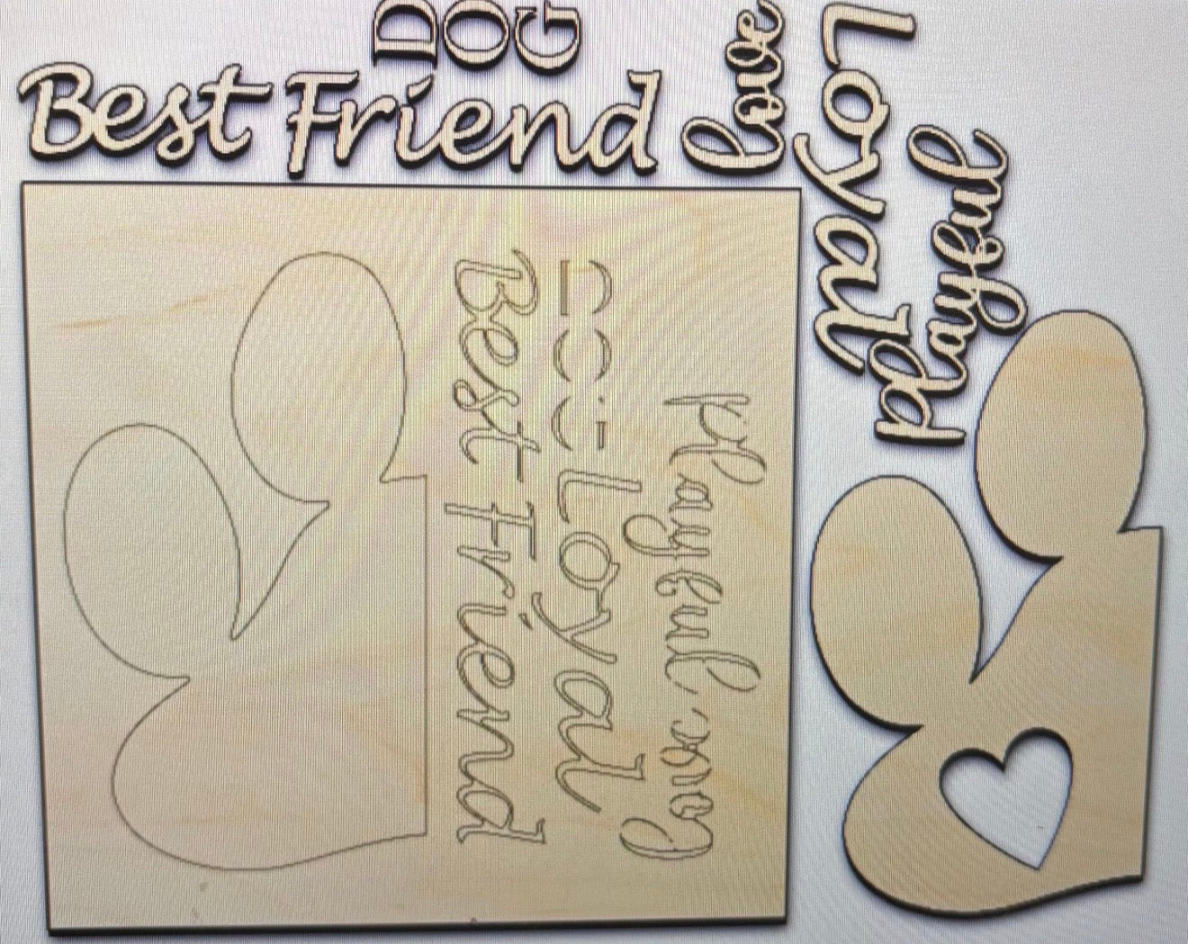 WORD ART INTERCHANGEABLE SIGN