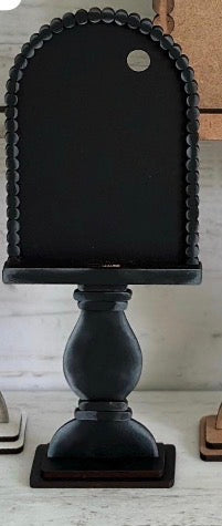 PEDESTAL ARCHED SIGN INTERCHANGEABLE