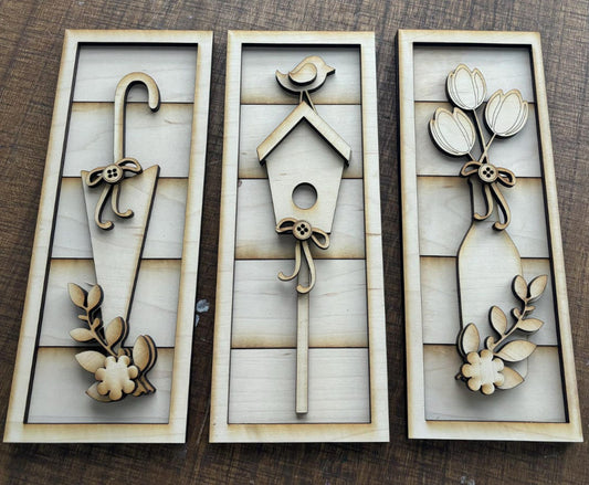 TRIO SHIPLAP SIGNS