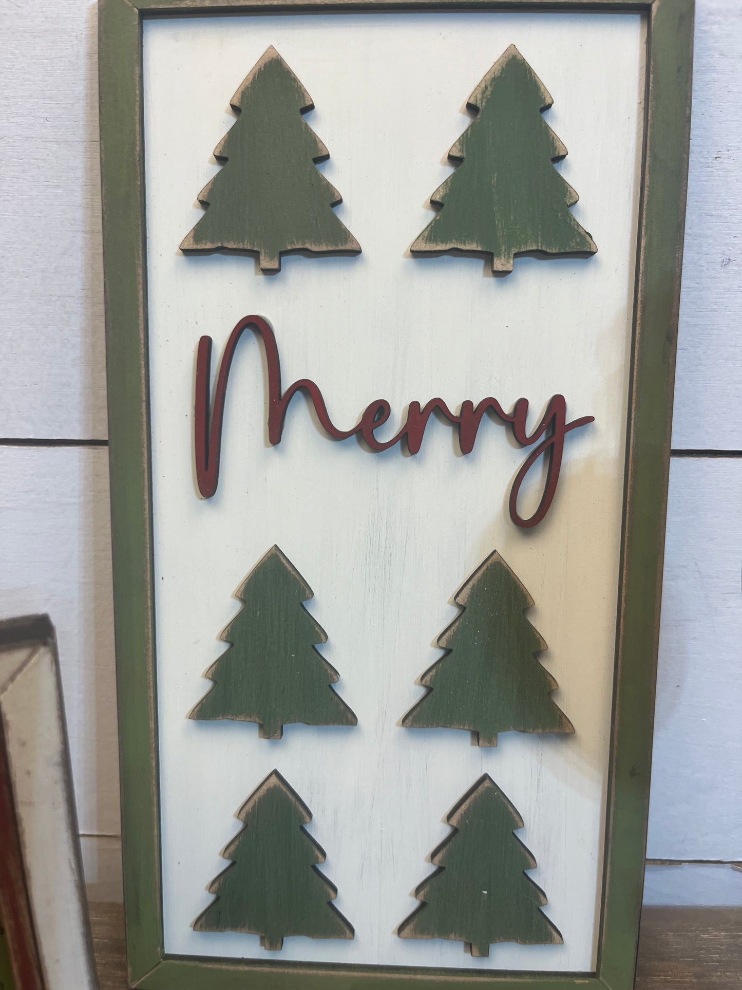 REVERSIBLE THANKSGIVING AND CHRISTMAS SIGNS