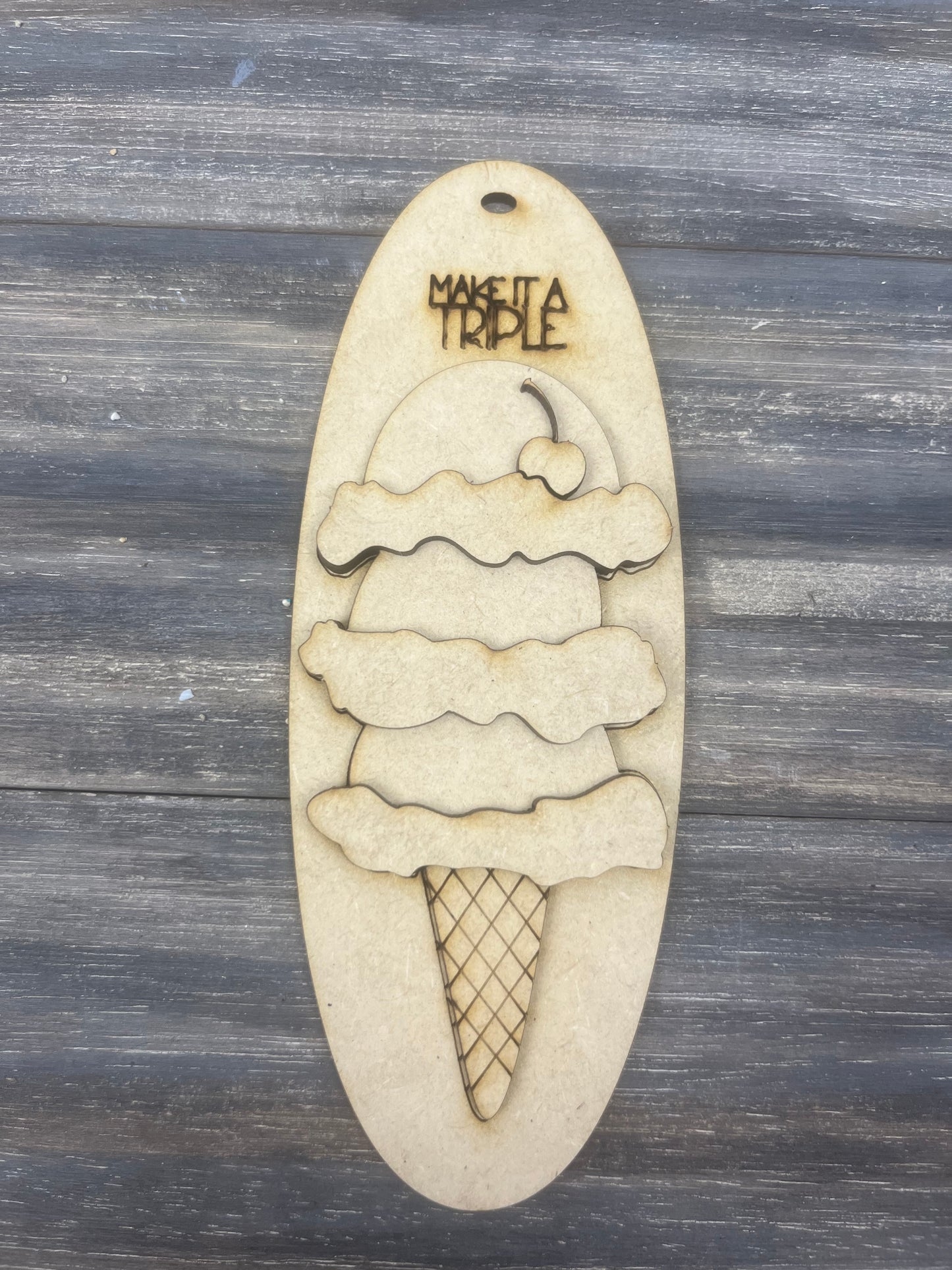 ICE CREAM CONES AND SIGNS