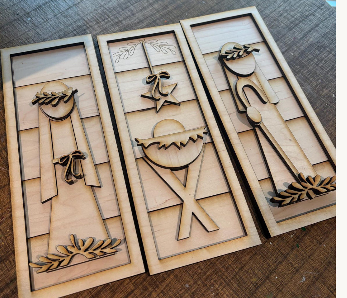 TRIO SHIPLAP SIGNS