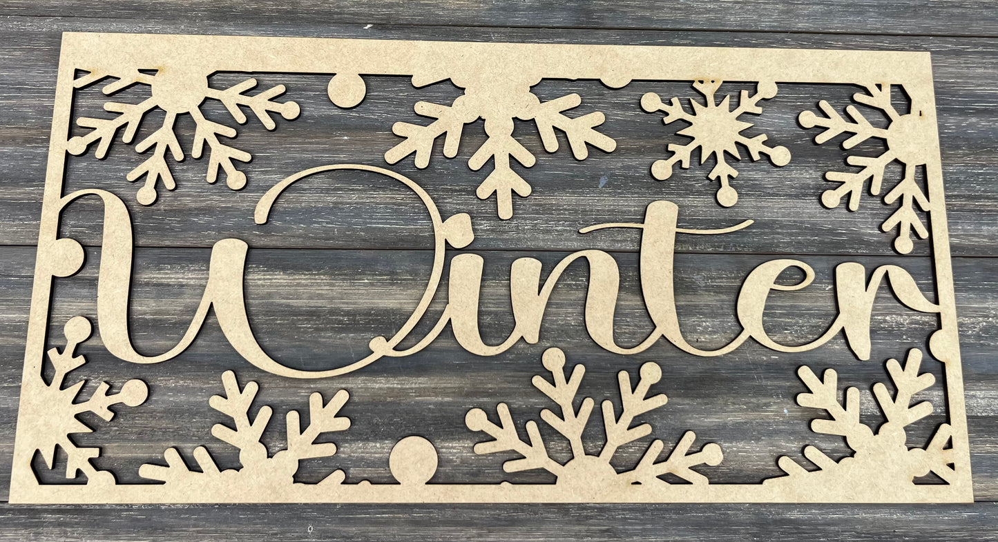 ONE LAYER SIGN HOLDER AND INSERTS