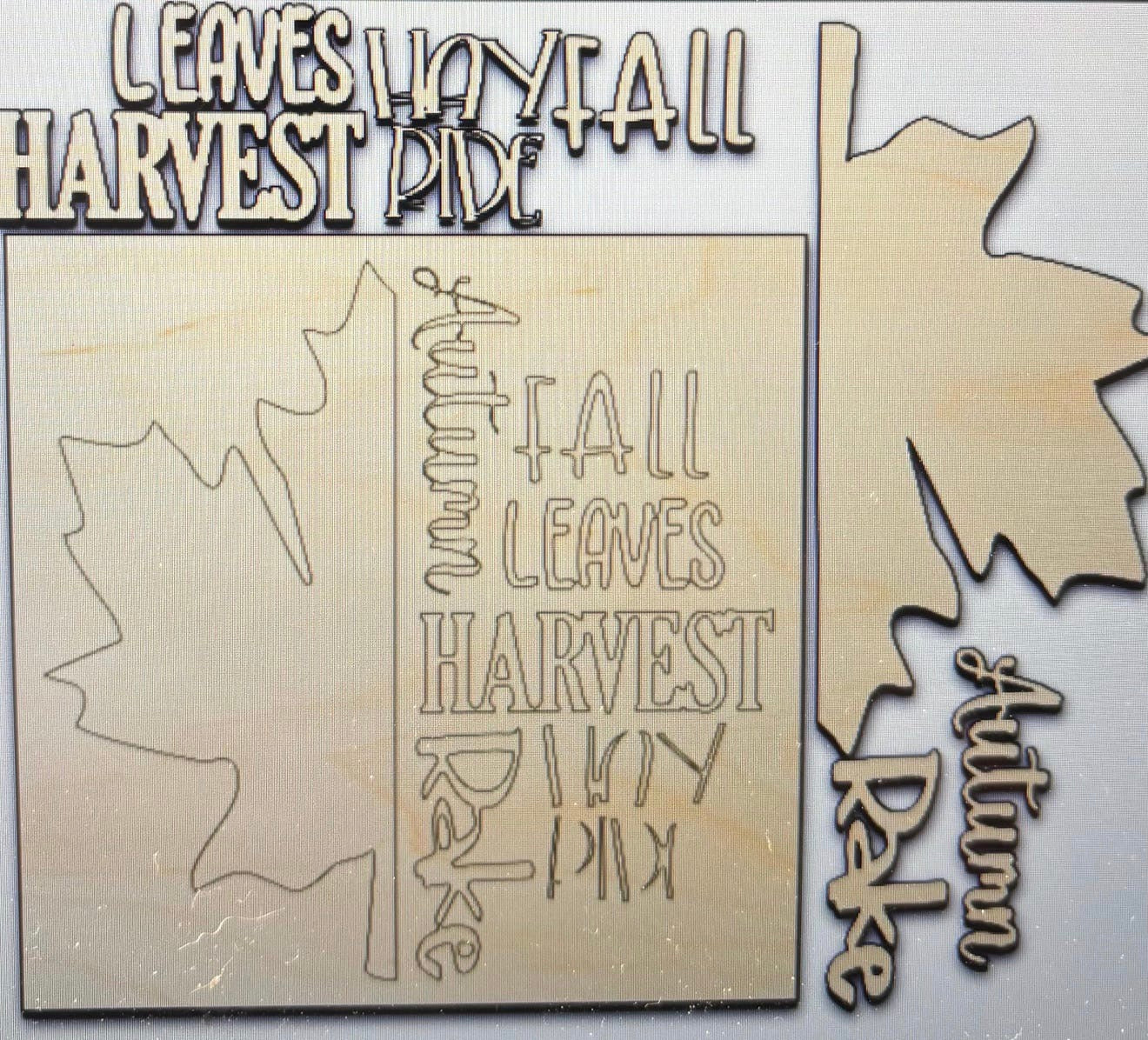 WORD ART INTERCHANGEABLE SIGN