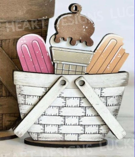 Inserts for mini Apple Basket, Bushel Basket, Crate, Wagon, House,Witch Cauldron, Flags