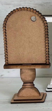 PEDESTAL ARCHED SIGN INTERCHANGEABLE