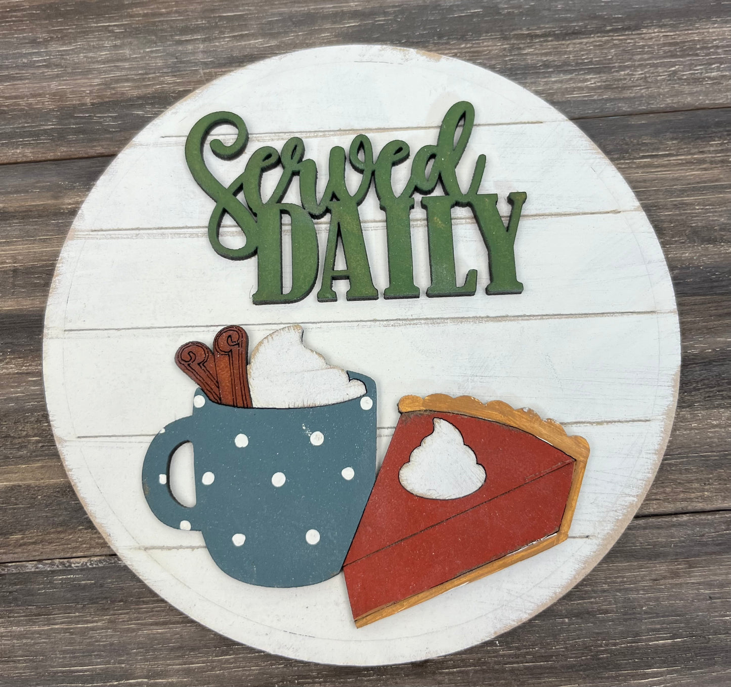Interchangeable Table Top Sign Inserts