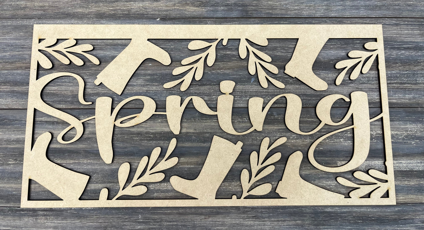 ONE LAYER SIGN HOLDER AND INSERTS
