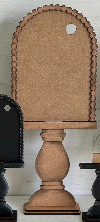 PEDESTAL ARCHED SIGN INTERCHANGEABLE